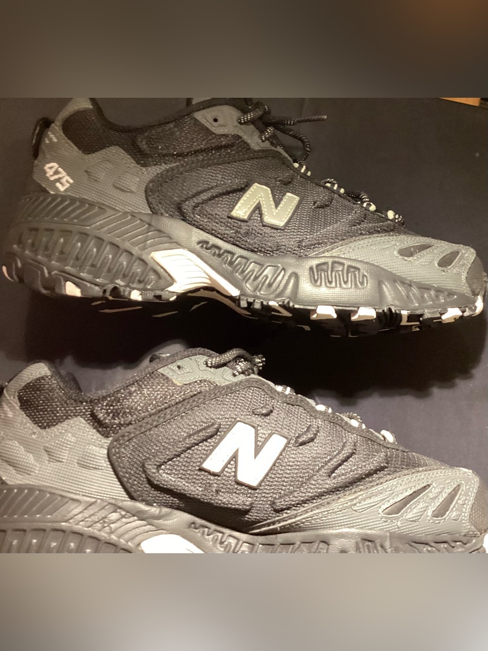 New Balance CM475BK Vintage Mens size 9 4E xwide all terrain collectible